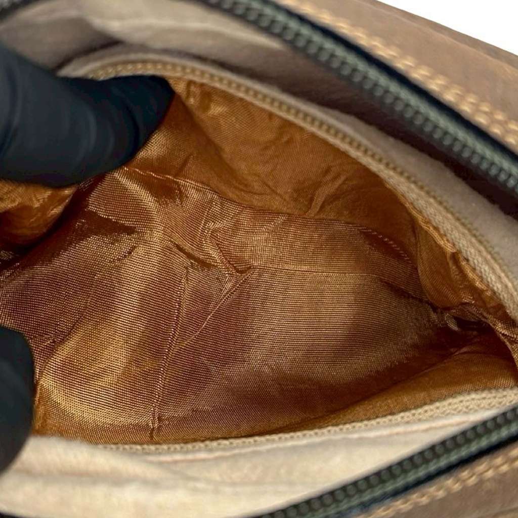 Gucci GG Supreme Plus Crossbody Brown Canvas Good - Inside View