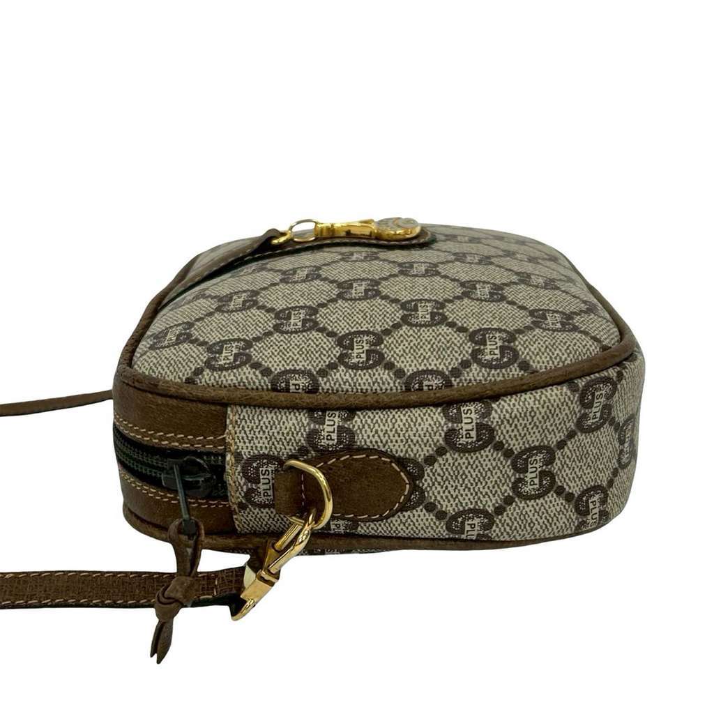 Gucci GG Supreme Plus Crossbody Brown Canvas Good - Box View