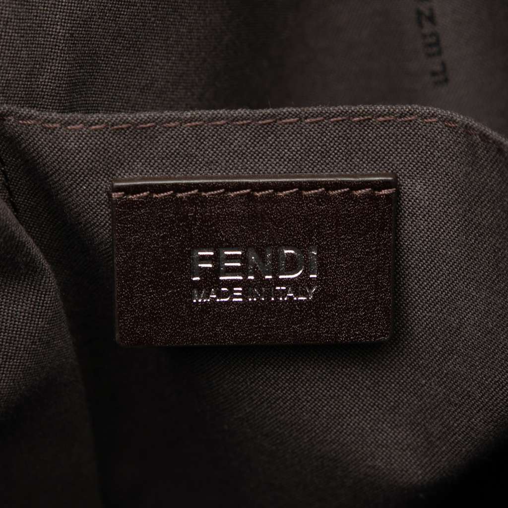 Fendi Zucca Spalmati Tote Brown Canvas Very good - Box View