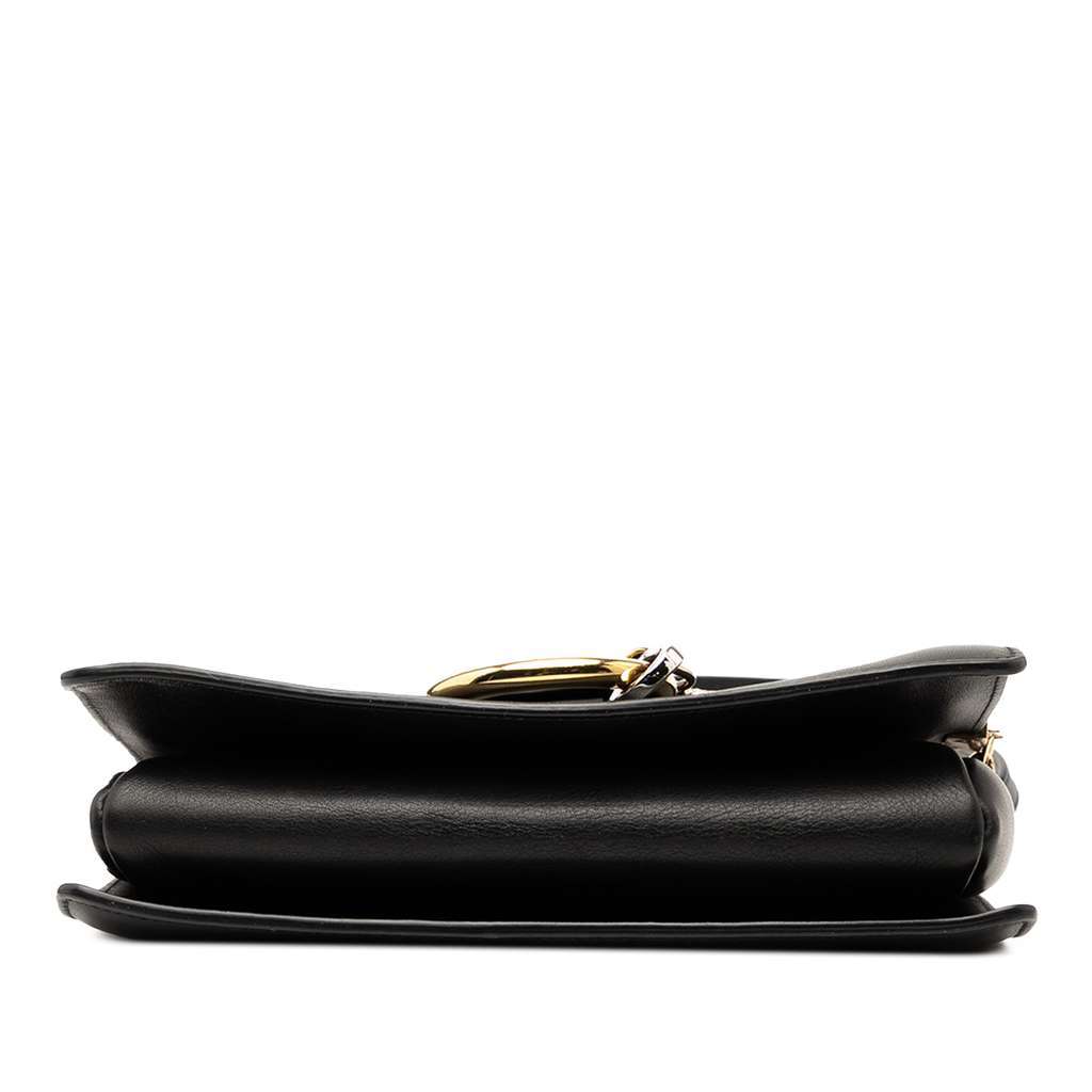 Chloé Small Suede and Calfskin Faye Crossbody Black Leather Good condition - Inside View