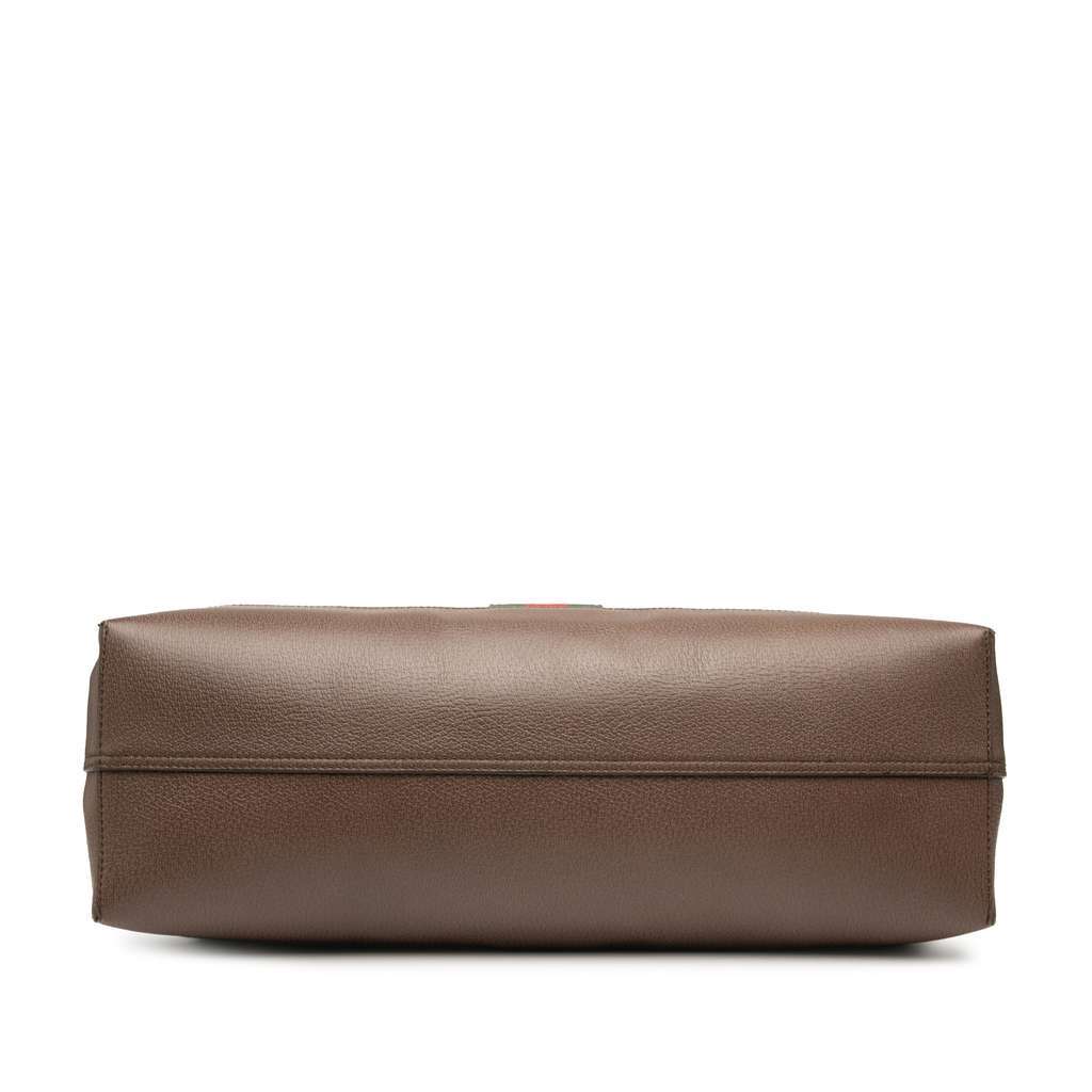 Gucci GG Supreme Ophidia Tote Brown Canvas Good - Inside View