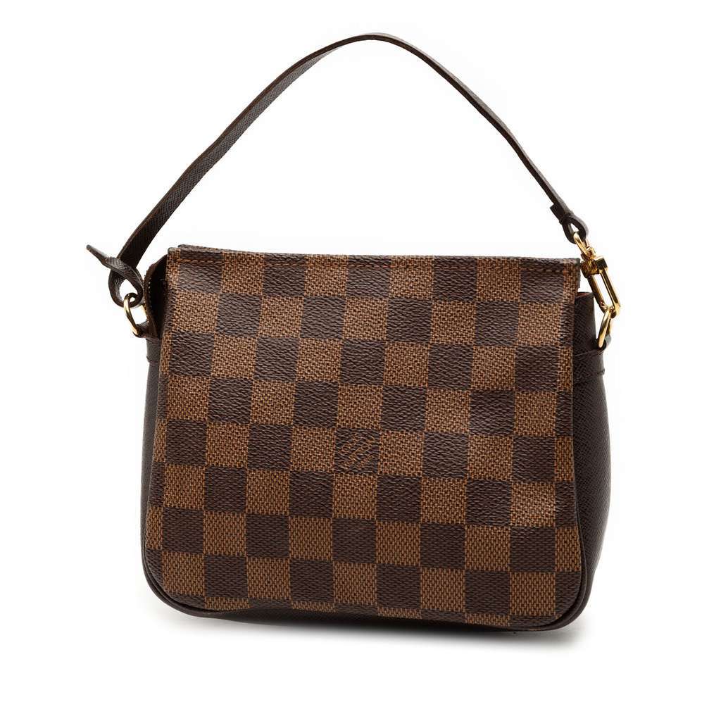 Louis Vuitton Damier Ebene Trousse Pochette Brown Very good condition - Back View