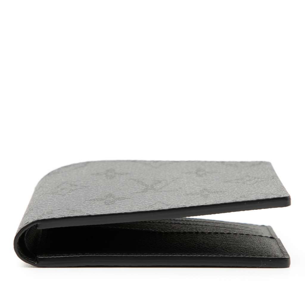 Louis Vuitton Monogram Eclipse Reverse Slender Wallet Grey Very good condition - Inside View
