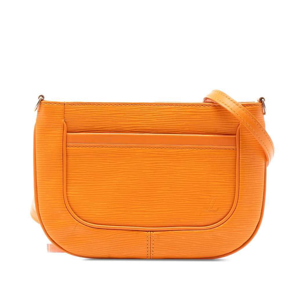 Louis Vuitton Epi Sarvanga Orange Leather Very good condition - Front View