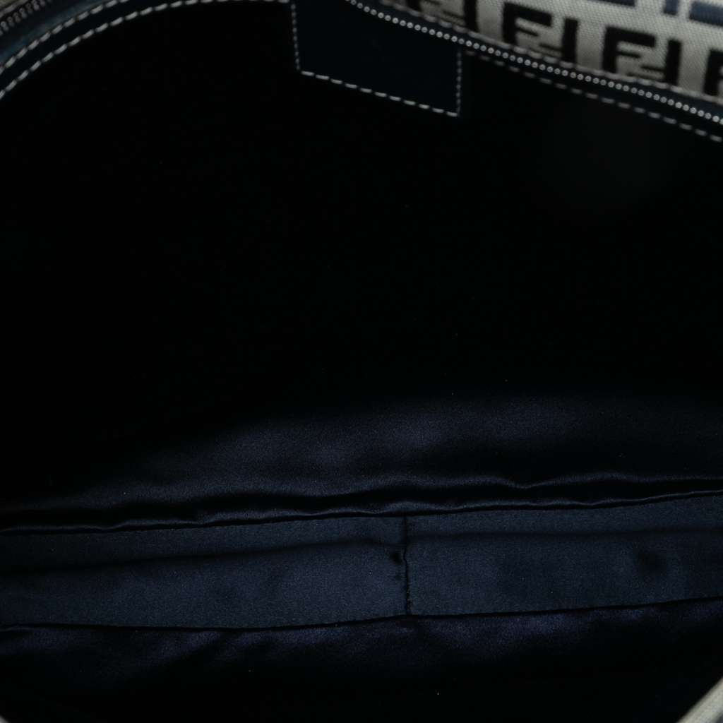 Fendi Zucchino Canvas Crossbody Grey Canvas Very good - Model View