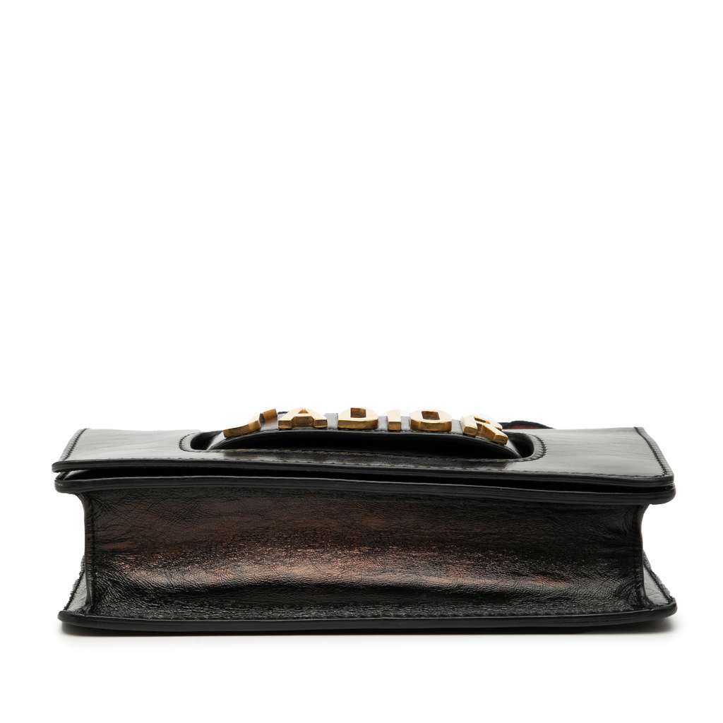 Dior Leather JAdior Chain Flap Black Leather Very good - Inside View