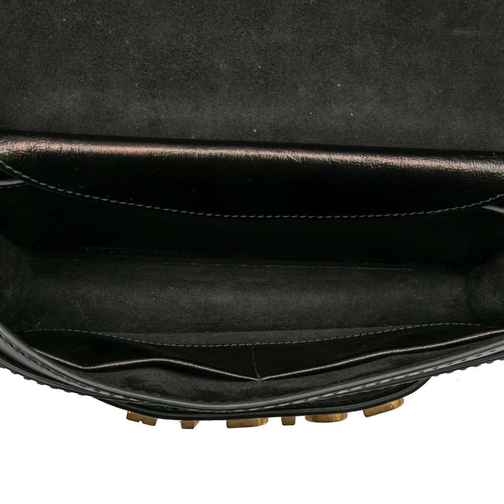 Dior Leather JAdior Chain Flap Black Leather Very good - Model View
