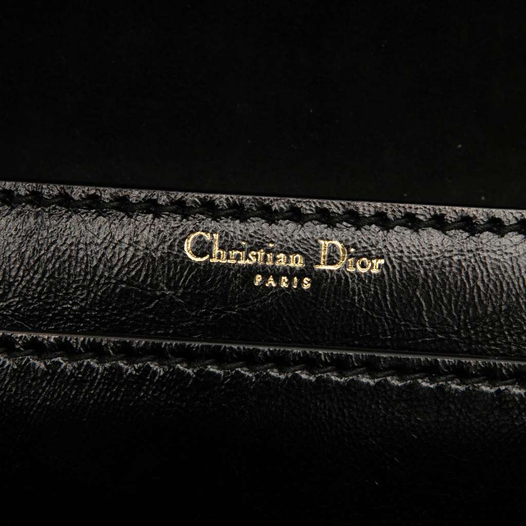 Dior Leather JAdior Chain Flap Black Leather Very good - Box View
