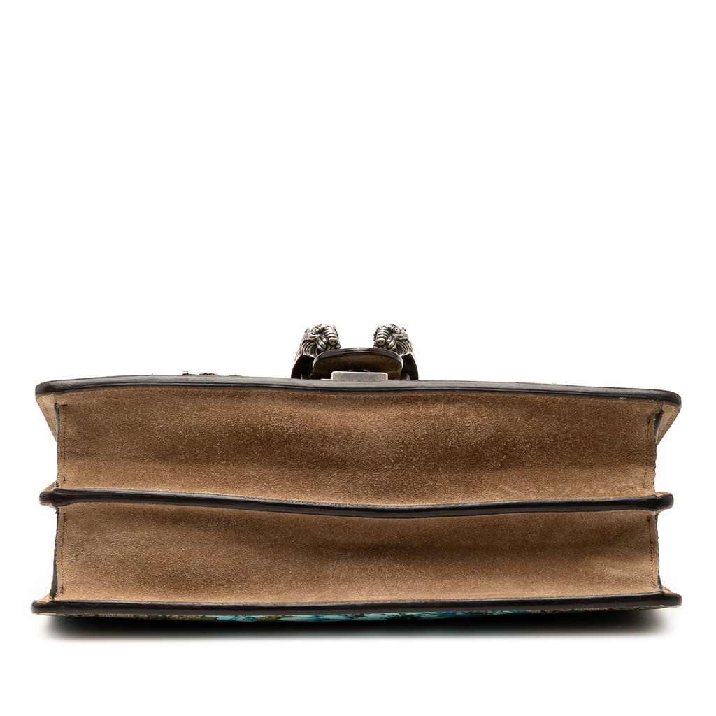 Gucci Medium GG Supreme Blooms and Bee Dionysus Shoulder Bag Brown Canvas Very good condition - Inside View