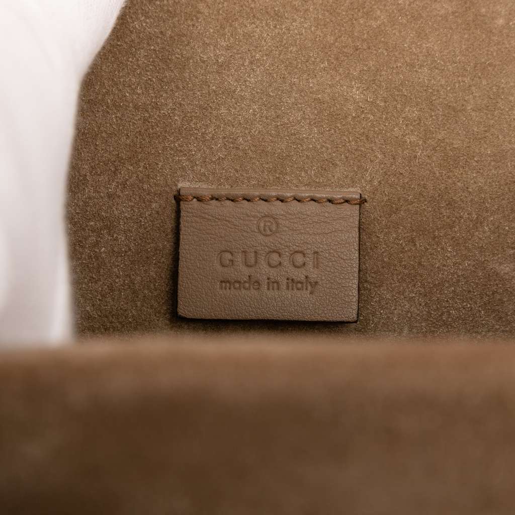 Gucci Medium GG Supreme Blooms and Bee Dionysus Shoulder Bag Brown Canvas Very good condition - Box View