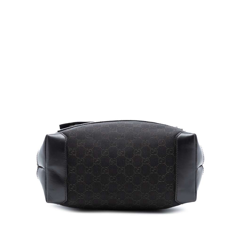Gucci GG Denim Tote Brown Denim Very good - Inside View