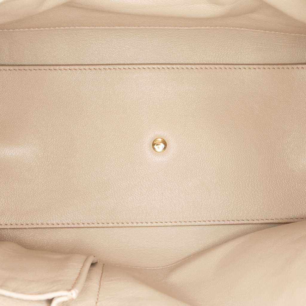 Salvatore Ferragamo Leather Gancini Sookie Tote Brown Leather Good - Model View