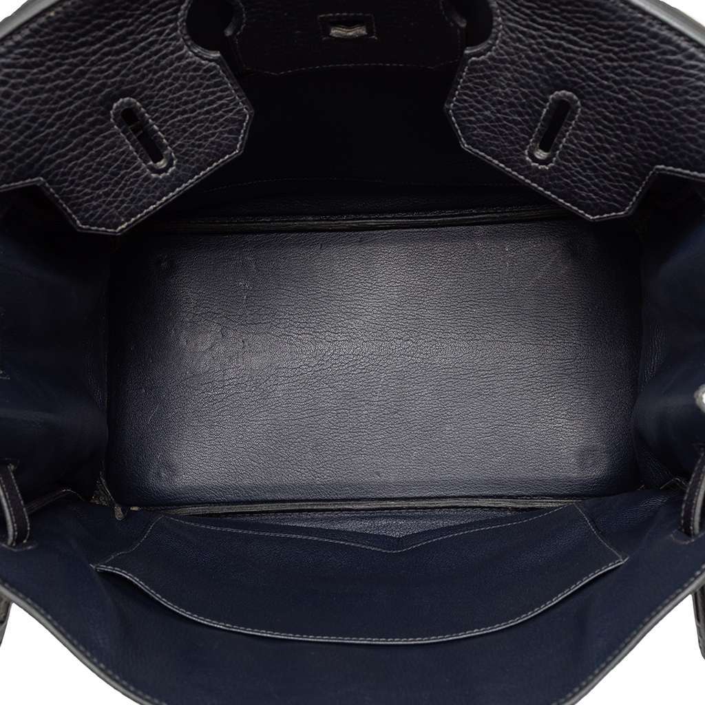 Hermès Togo Verso Birkin Retourne 35 Black Leather Good condition - Model View