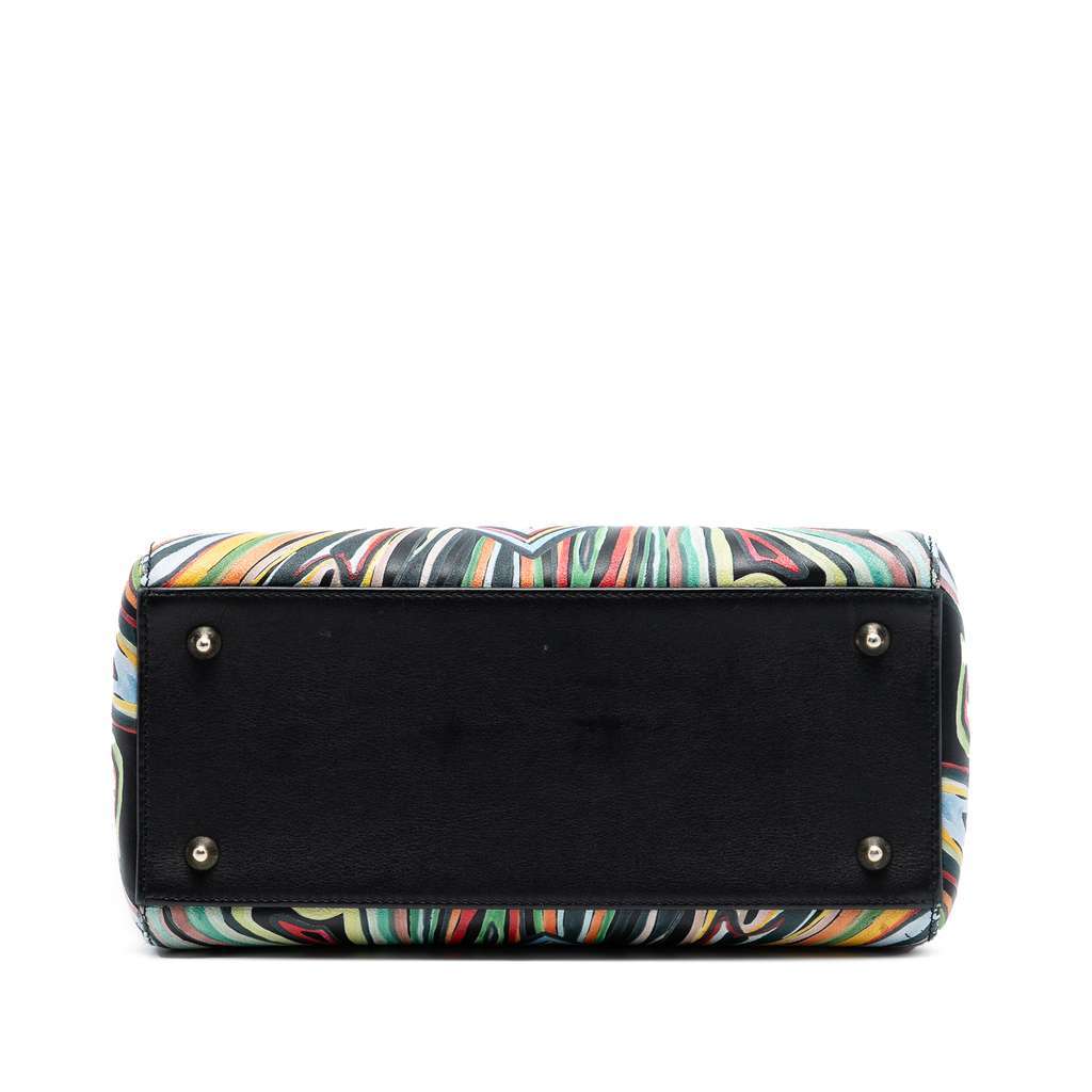 Dior Limited Edition DiorAmour Medium Calfskin Lady Dior Black Leather Very good - Inside View