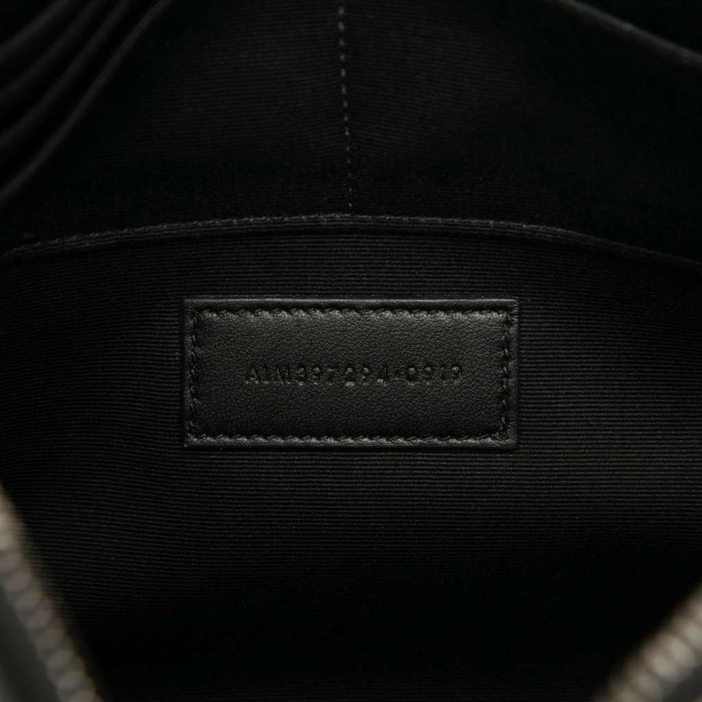 Saint Laurent Grain De Poudre Zipped Tablet Holder Black Leather Good - Box View