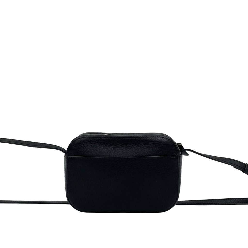 Balenciaga XS Leather Everyday Camera Bag Black Leather Good - Back View