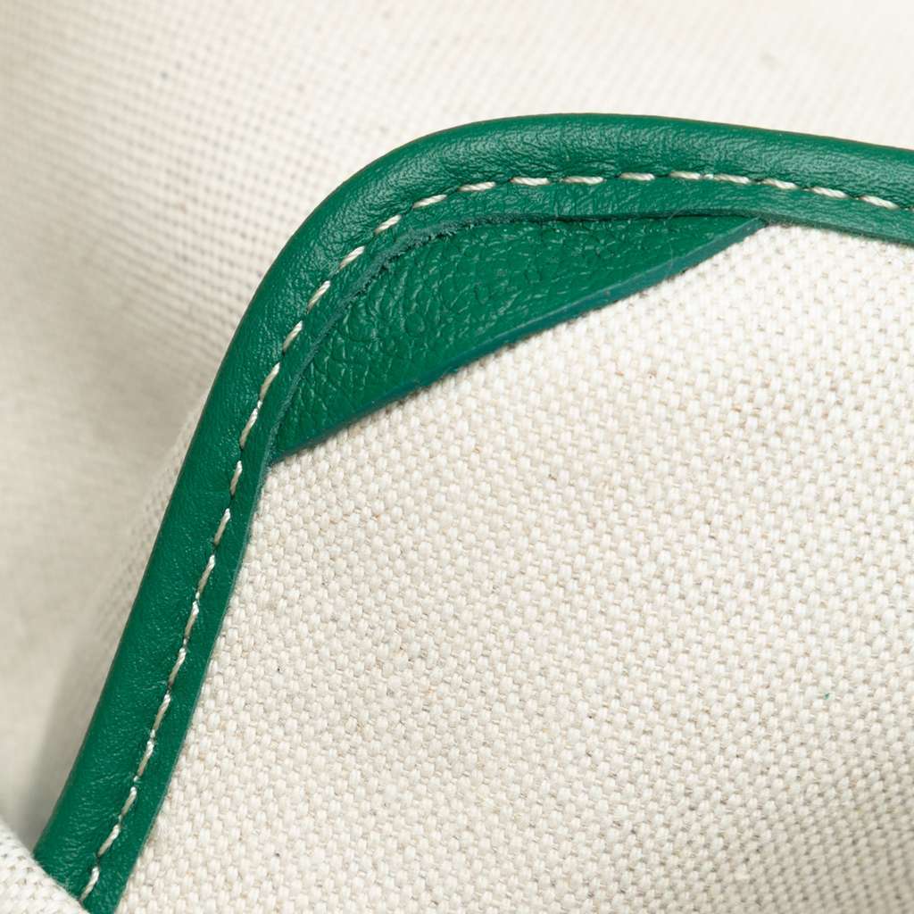 Goyard Goyardine Chien Gris Pet Carrier Green Canvas Very good condition - Box View
