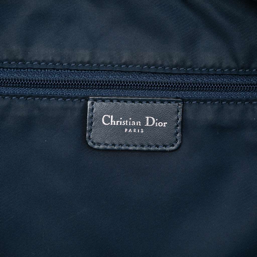 Dior Diorissimo Trotter Canvas Crossbody Blue Canvas Very good - Box View
