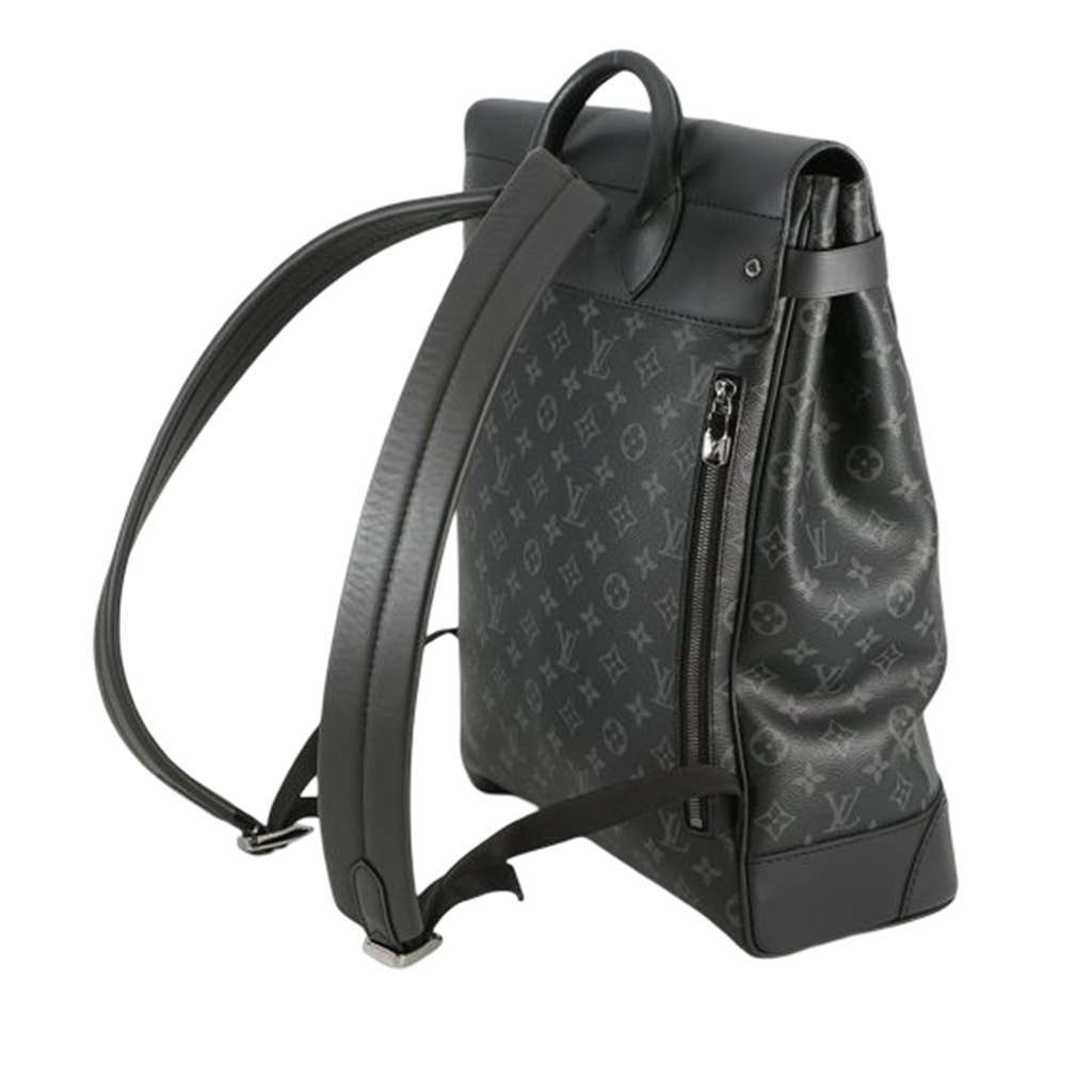 Louis Vuitton Monogram Eclipse Steamer Black Good - Back View
