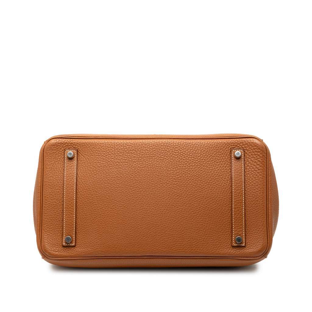 Hermès Togo Birkin Retourne 35 Brown Leather Good condition - Inside View