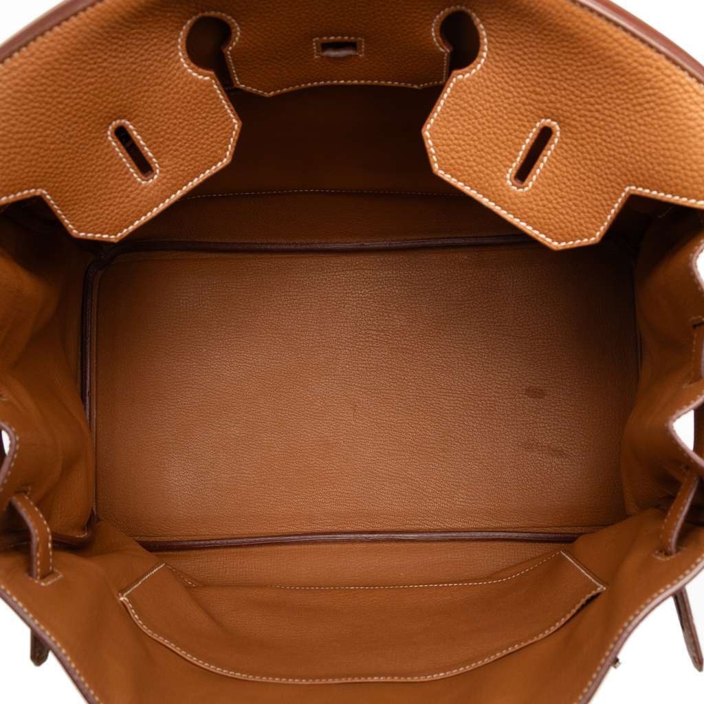 Hermès Togo Birkin Retourne 35 Brown Leather Good condition - Model View
