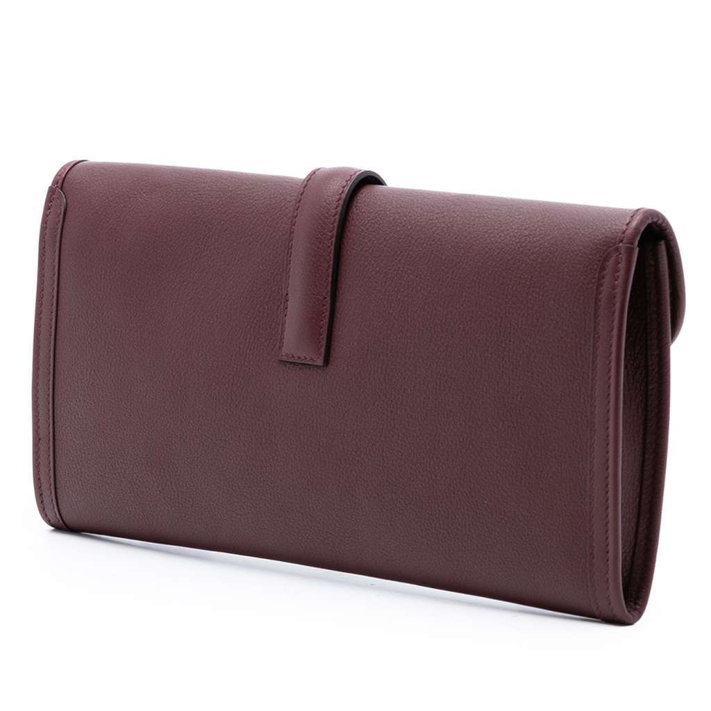 Hermès Evercolor Jige Elan 29 Red Leather Good condition - Back View