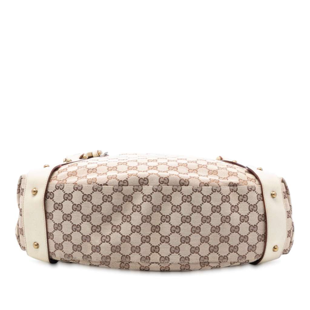 Gucci GG Canvas Web Pelham Shoulder Bag Brown Canvas Very good condition - Inside View