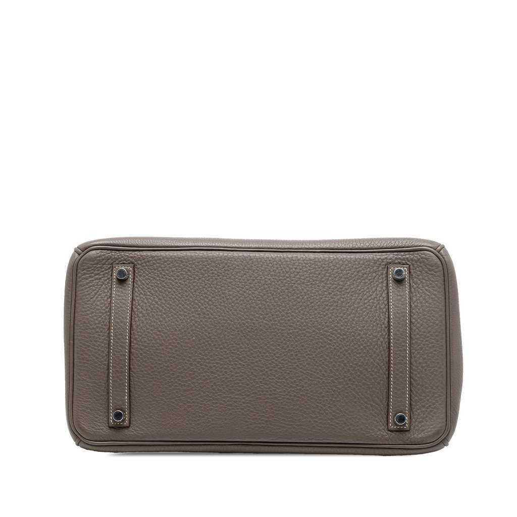 Hermès Togo Birkin Retourne 35 Brown Leather Fair condition - Inside View