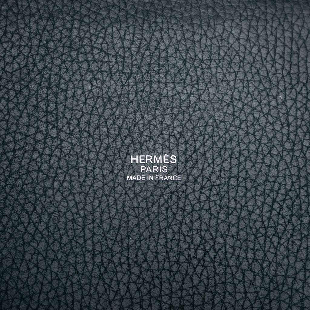 Hermès Clemence Picotin Lock 18 Blue Leather Good condition - Box View