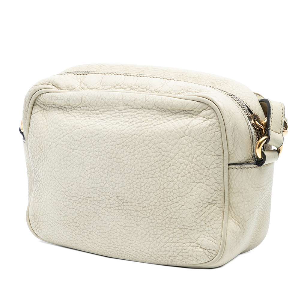 Gucci Leather Soho Disco Crossbody White Leather Very good - Back View