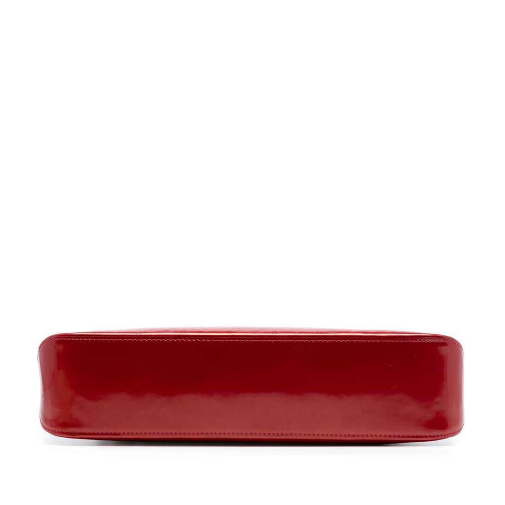 Louis Vuitton Monogram Vernis Brentwood Red Leather Good - Inside View