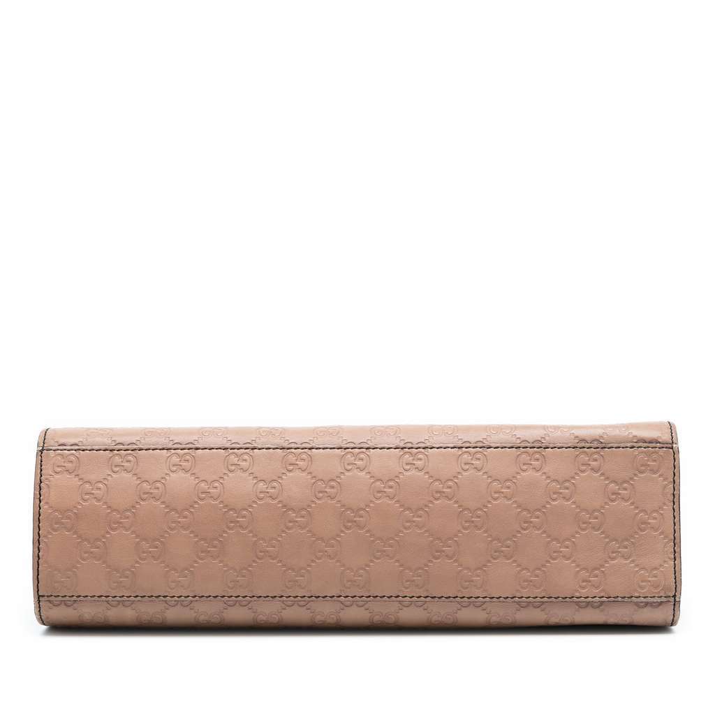 Gucci Large Guccissima Emily Shoulder Bag Brown Leather Very good - Inside View