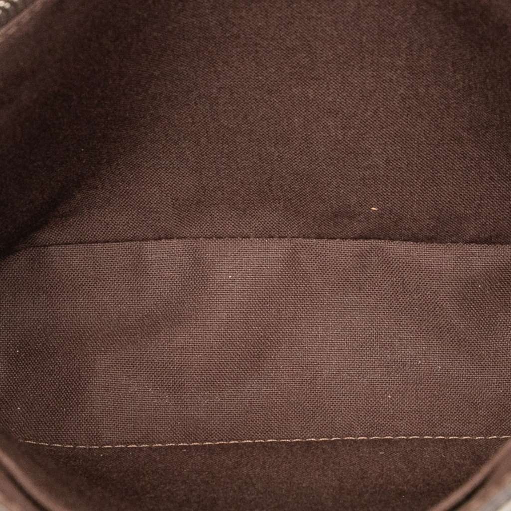 Louis Vuitton Taiga Roman PM Brown Leather Good condition - Model View