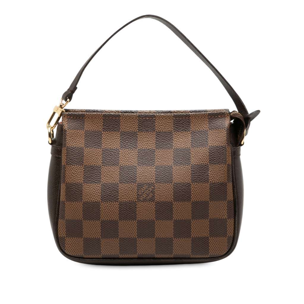 Louis Vuitton Damier Ebene Trousse Pochette Brown Very good - Front View