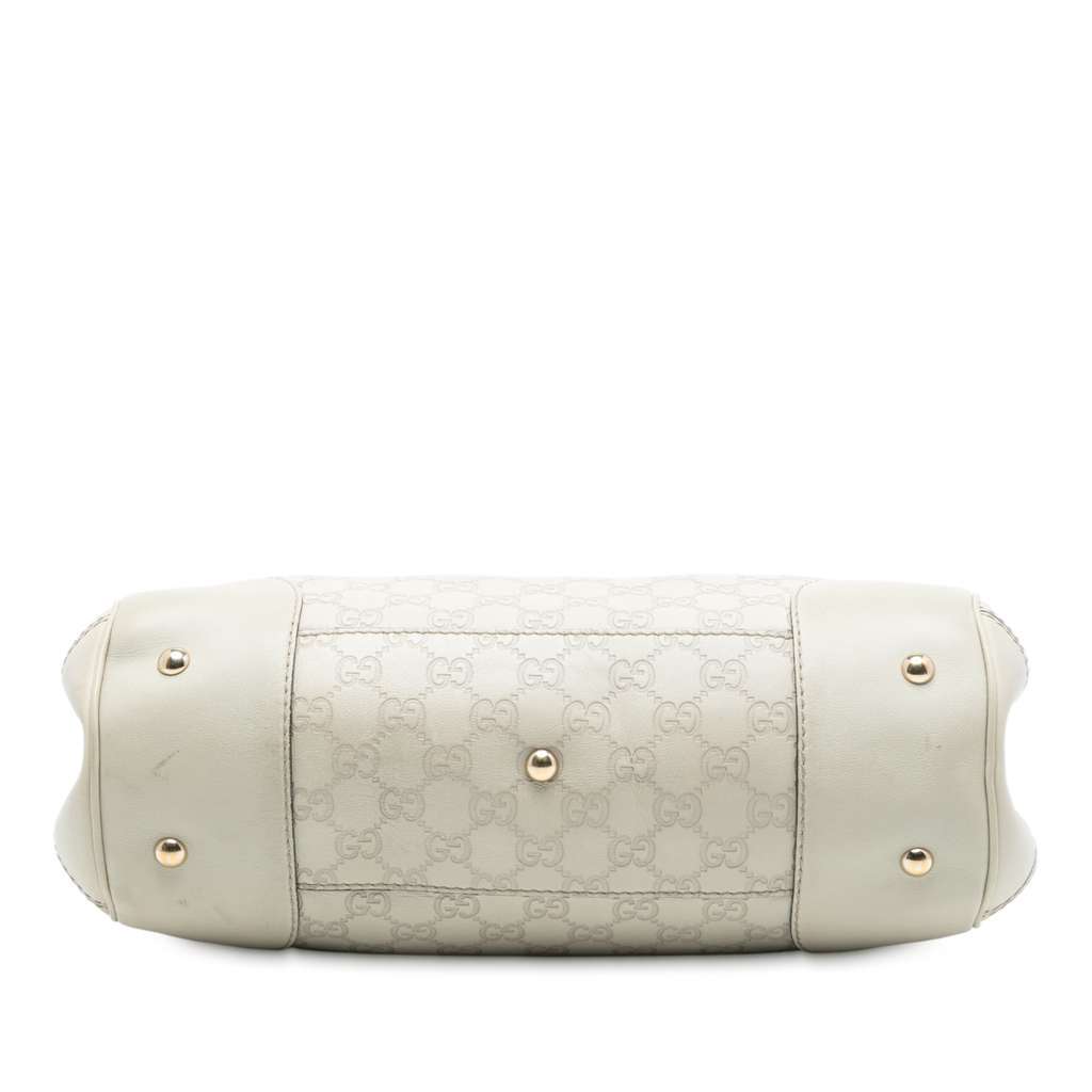 Gucci Guccissima Mayfair Tote White Leather Very good - Inside View