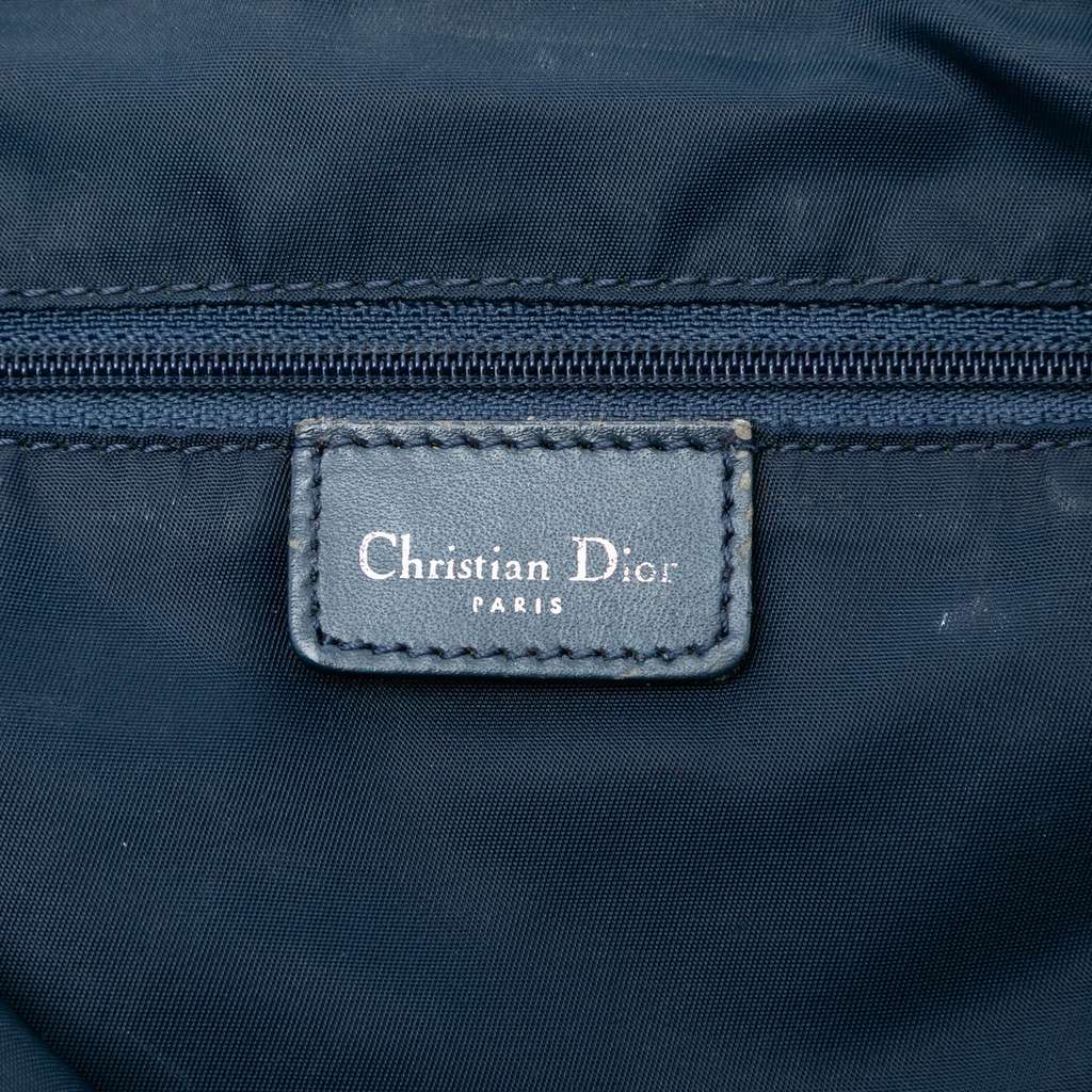 Dior Diorissimo Trotter Canvas Crossbody Blue Canvas Very good - Box View