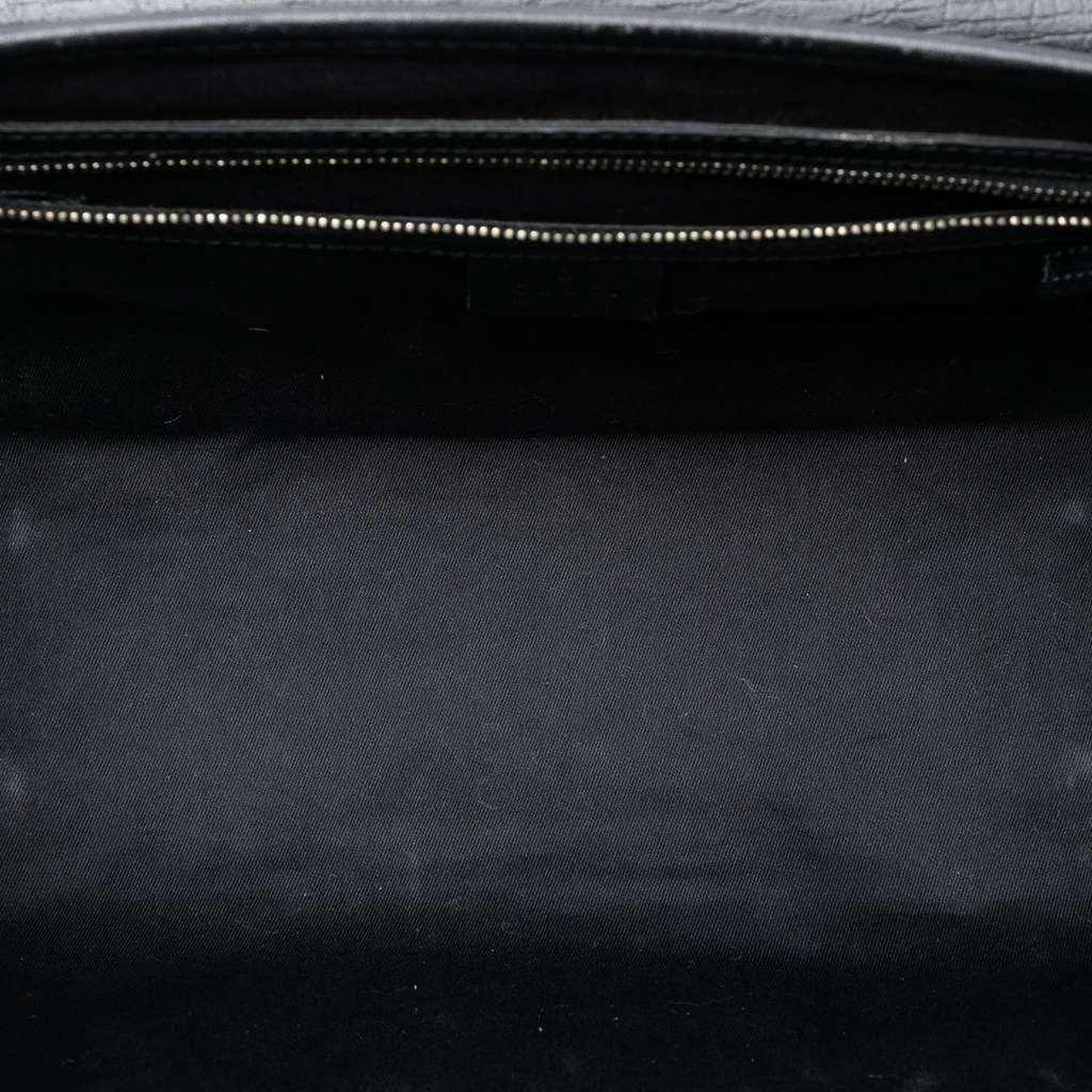 Gucci GG Canvas Bamboo Bullet Shoulder Bag Black Canvas Very good condition - Model View
