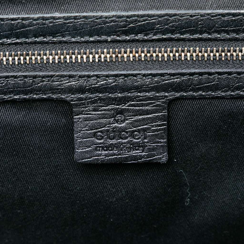 Gucci GG Canvas Bamboo Bullet Shoulder Bag Black Canvas Very good condition - Box View