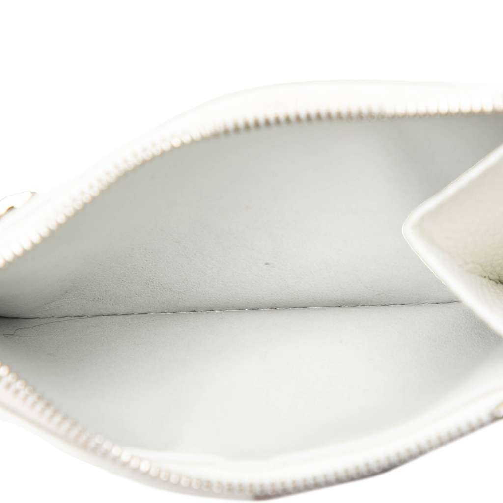 Louis Vuitton Monogram Empreinte Lisa Compact Wallet White Leather Very good condition - Model View