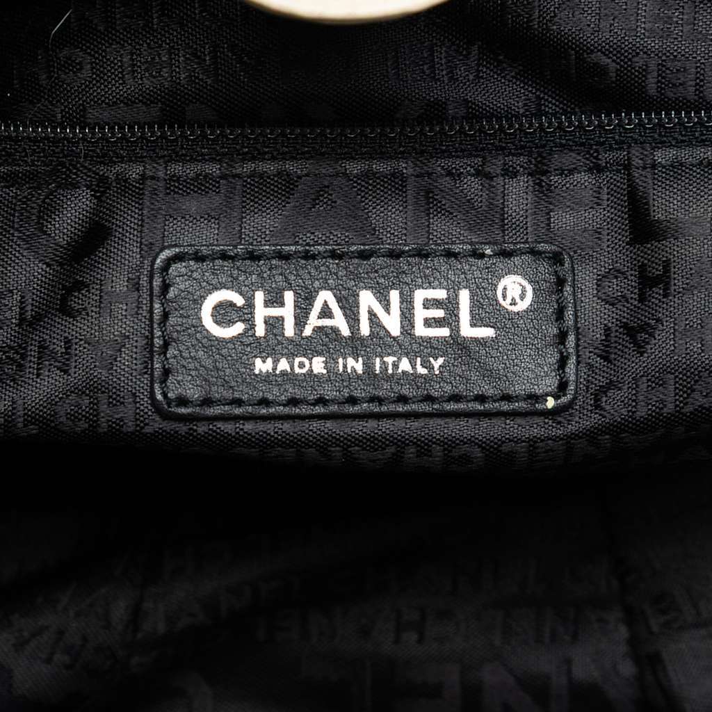 Chanel Camellia Canvas Coco Ball Tote Brown Canvas Very good - Box View