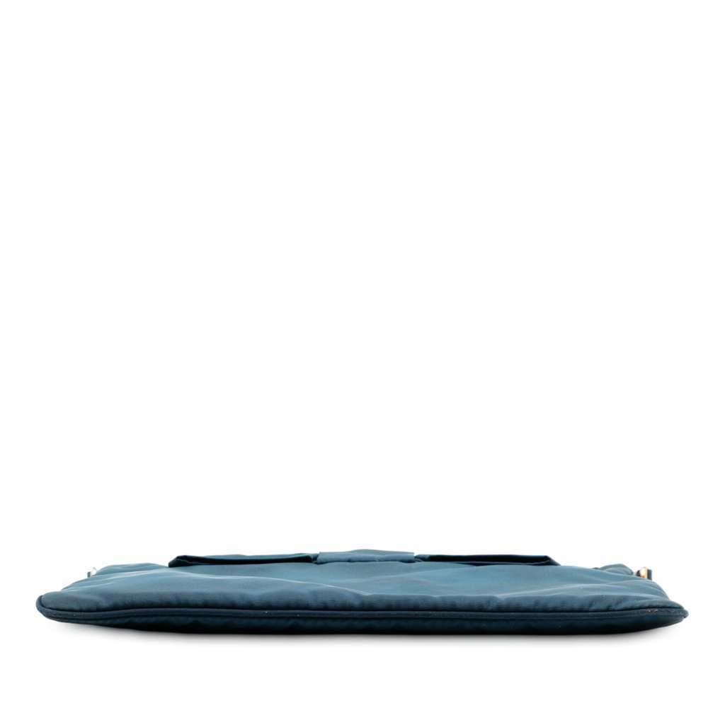 Prada Tessuto Fiocco Bow Crossbody Blue Very good - Inside View