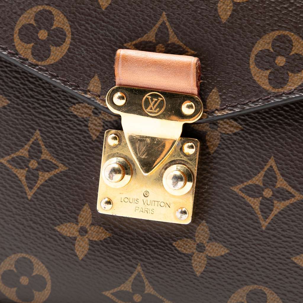Louis Vuitton Monogram Pochette Metis Brown Good - Box View