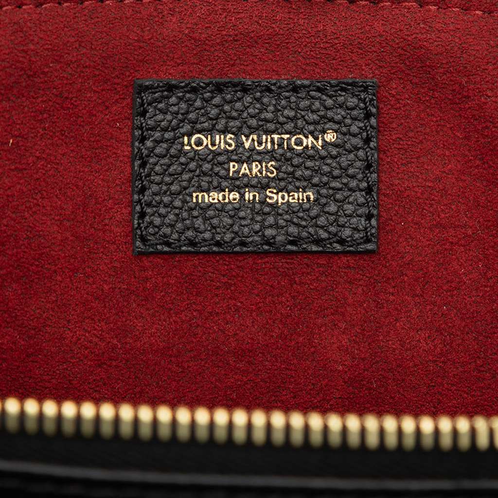 Louis Vuitton Monogram Empreinte Petit Palais Black Leather Very good - Box View