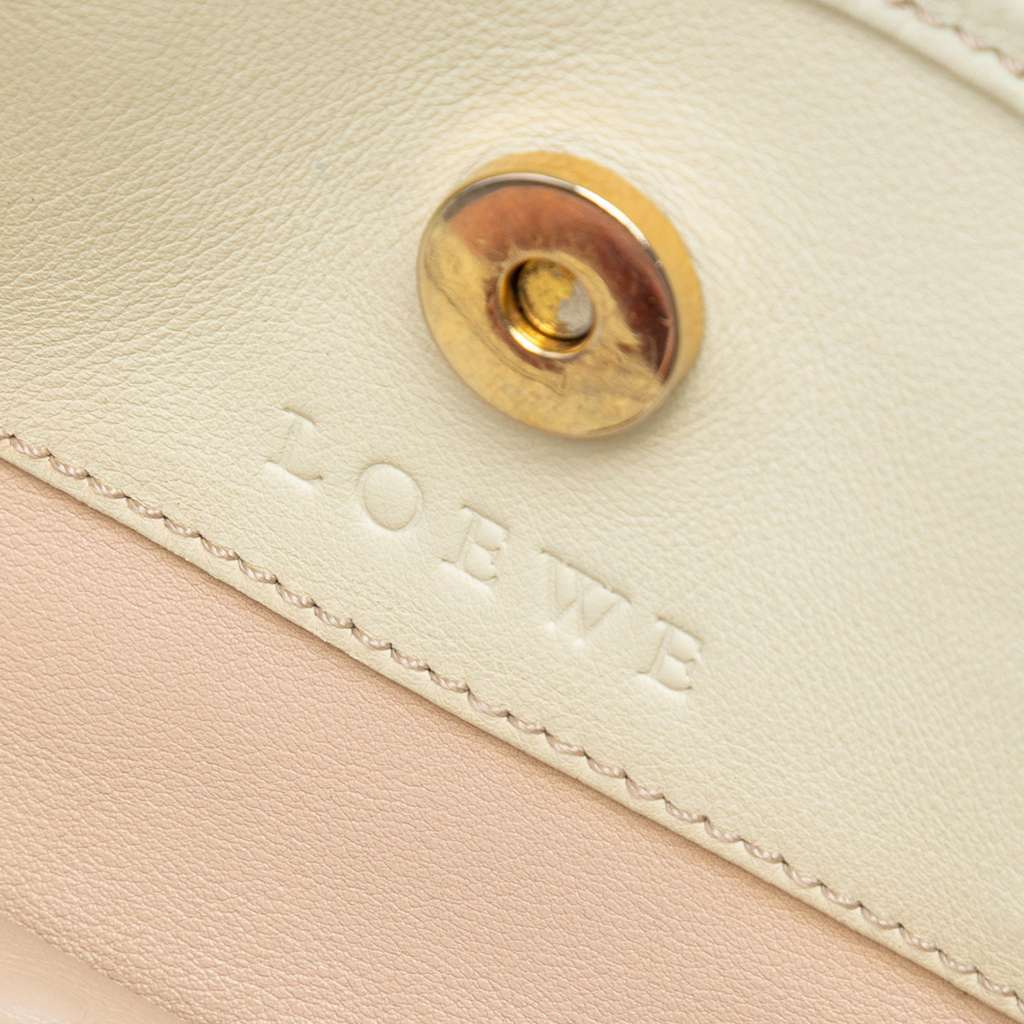 Loewe Anagram Suede Tote Brown Leather Very good - Box View