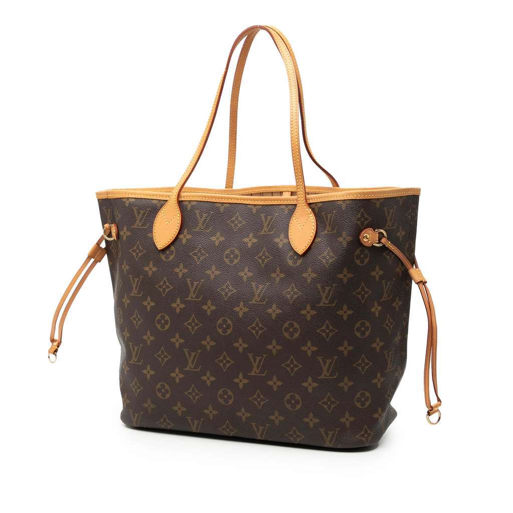 Louis Vuitton Monogram Neverfull MM Brown Very good - Back View