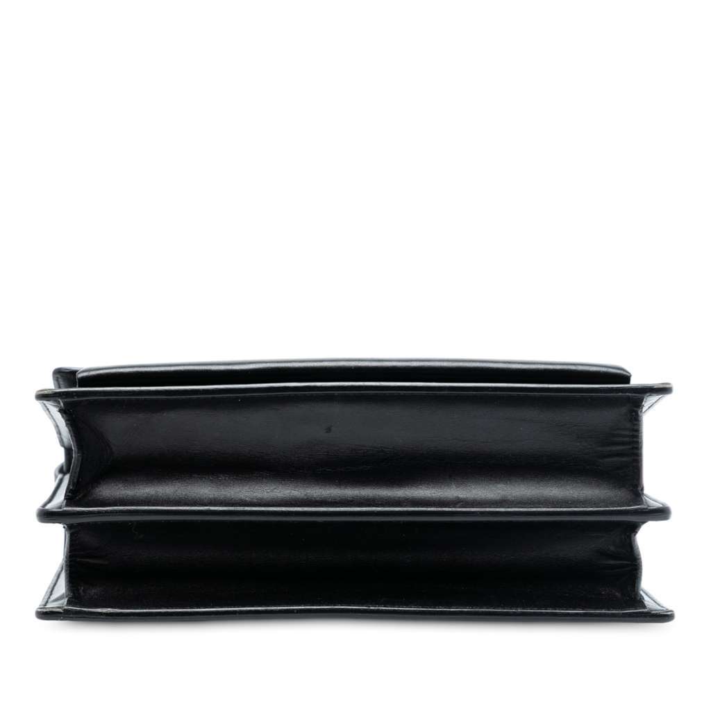 Saint Laurent Medium Leather High School Satchel Black Leather Very good condition - Inside View
