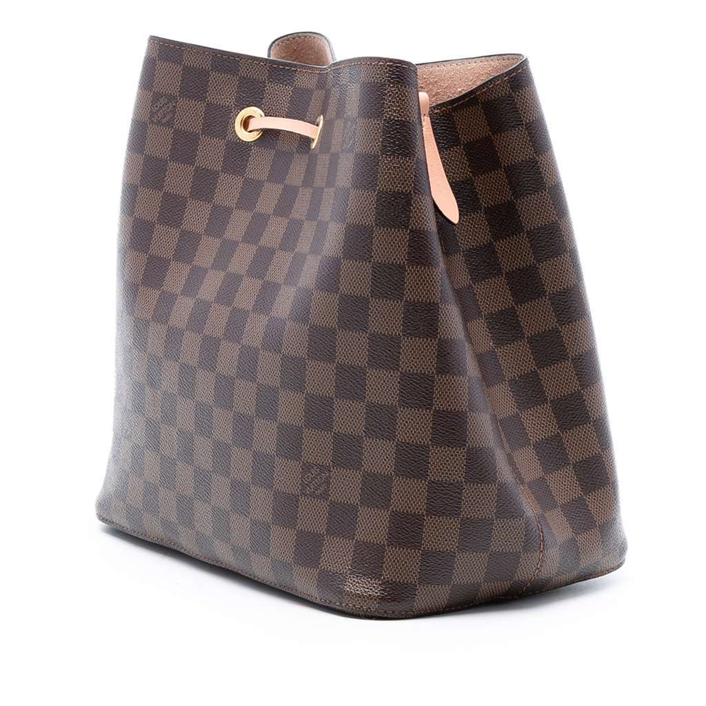 Louis Vuitton Damier Ebene NeoNoe MM Brown Good - Back View