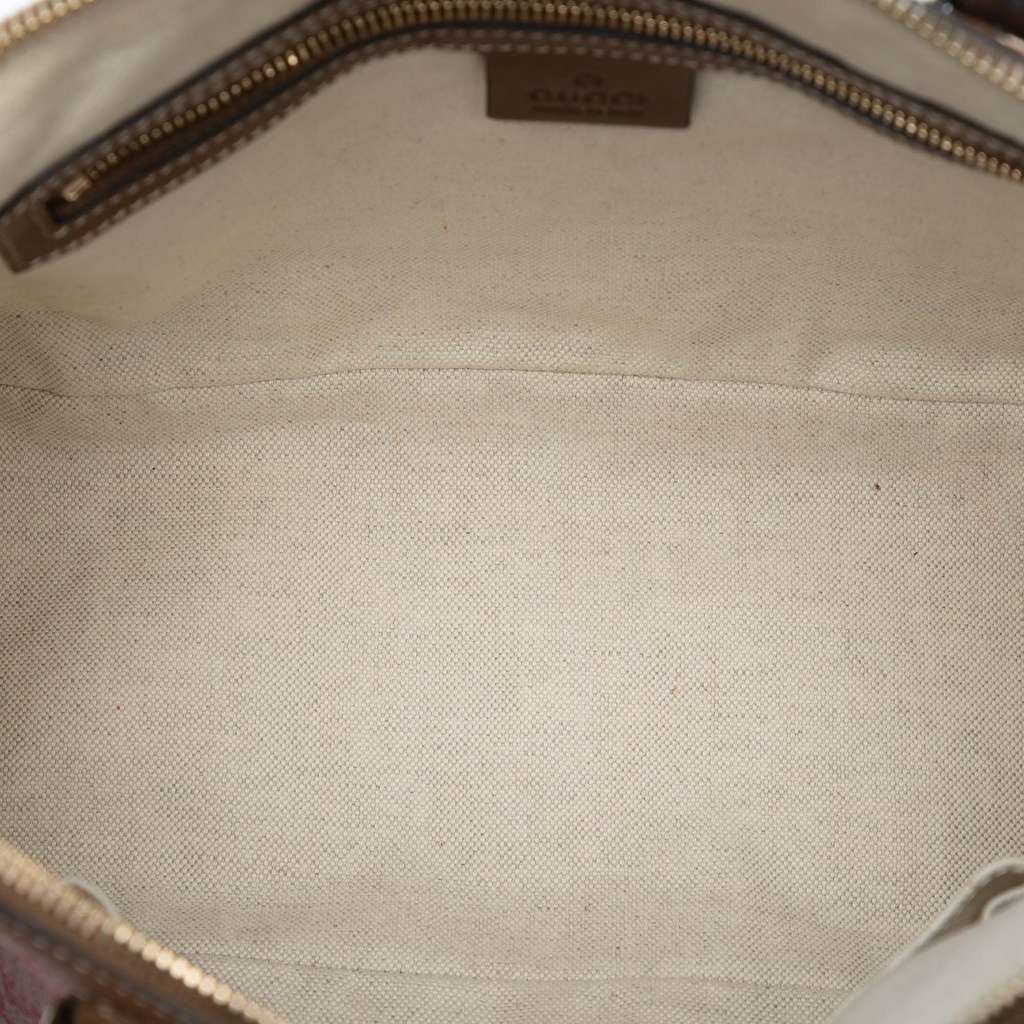 Gucci Small GG Supreme Nice Dome Satchel Pink Canvas Very good condition - Model View