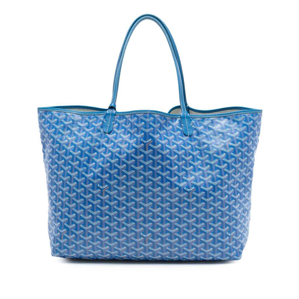Goyard Goyardine Saint Louis GM Blue Canvas Very good condition - Front View