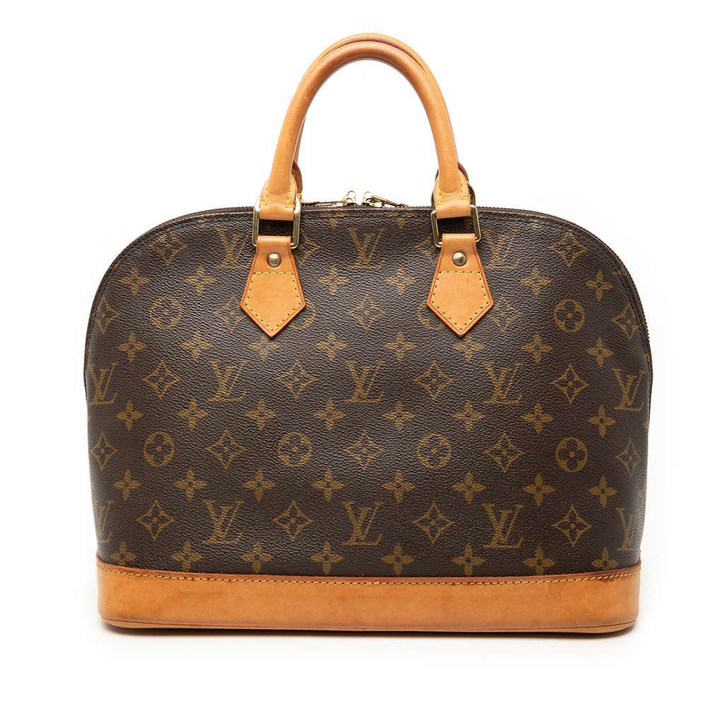 Louis Vuitton Monogram Alma PM Brown Good - Front View
